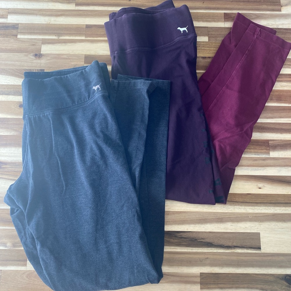 Two VS Pink Skinny Leggings